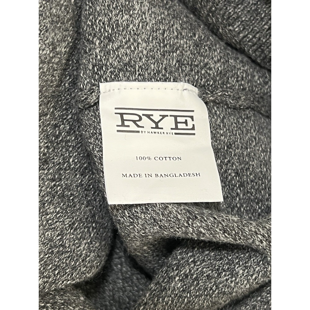 Rye By Hawker Rye Men's Grey And Navy Blue Crewneck Sweater XL - Picture 4 of 8